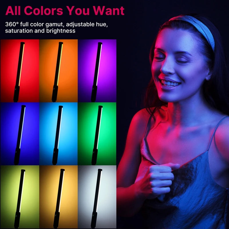 Ulanzi VL119 RGB LED Video Light Wand (2500K-9000K)