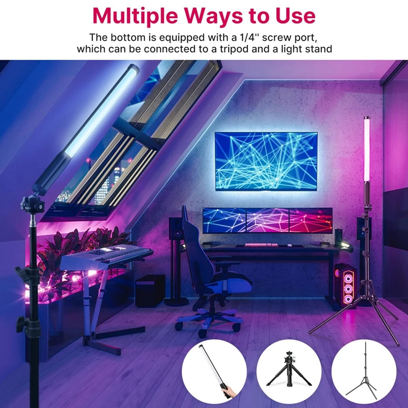 Ulanzi VL119 RGB LED Video Light Wand (2500K-9000K)