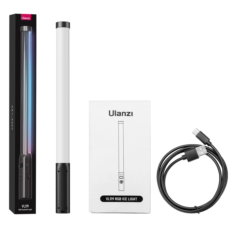 Ulanzi VL119 RGB LED Video Light Wand (2500K-9000K)