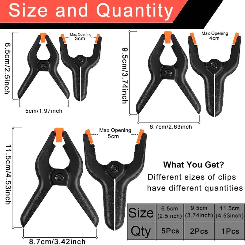 Daka Pro Grip Heavy-Duty Studio Clamps
