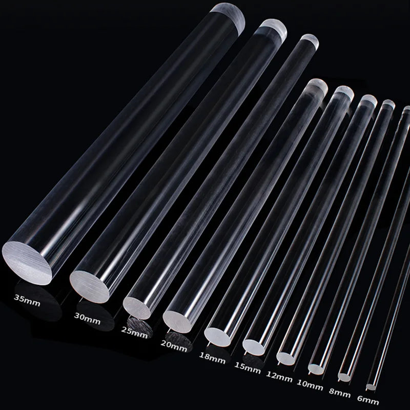 Clear Acrylic Round Rod