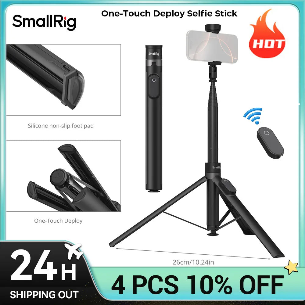 SmallRig ST30 one-touch selfie stick tripod